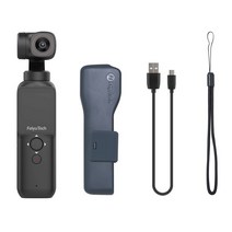 짐벌캠 브이로그 유튜브 동영상 카메라 액션캠 feiyutech 2022 새로운 feiyu pocket se 핸드헬드 3축 짐벌 안정화 4k 비디오 액션 (마이크 117° 보기, 페이유 포켓세