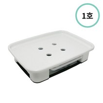 [천삼백케이] [플라팜] 플라팜 직사각형 화분받침대1호 2P, 블랙