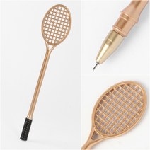 템팜 테니스 골드라켓 0.5MM 볼펜 특이한볼펜 부드러운펜 캐릭터볼펜