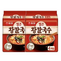 농심 간편식 얼큰장칼국수(103gx4) x 2봉 겨울별미 존맛탱 1세트, 2세트