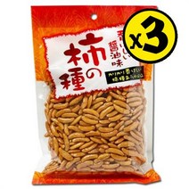 카키노타네 쌀과자 곡물 일본 과자 190g (3개세트) 사무실 학교 학원 탕비실 단체 간식 수입, one option, one option
