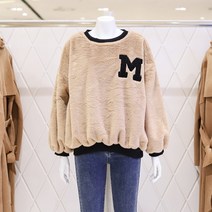 [밸리걸]M포인트 퍼 티셔츠(376500)