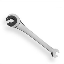 알덴 라쳇식 오픈렌치 냉동 기어 렌치 오픈 8~19mm, 19mm