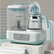 분유포트 온도조절 아기 접이식커피포트 자동 중탕기 미니커피포트 여행용전기포트 디스펜서, 기본, AU, blue