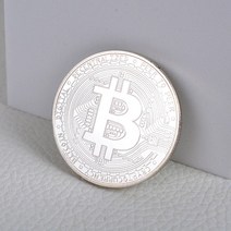 외국동전 희귀주화 수집 금화 컬렉션 기념 선물 골드 도금 Bitcoin 코인 소장용 Casascius 비트 BTC 아트 물리적 50 개, [02] Silver