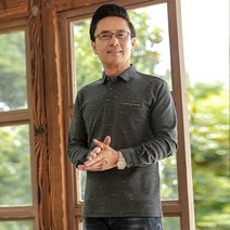 아빠옷 50대 60대 남편룩 할아버지옷 선물 긴팔 카라티 B04