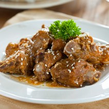 삼형제고기 100%한돈 간장 양념돼지 갈비찜 500g, 간장양념갈비찜500g + 매콤양념갈비찜500g
