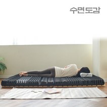14존 접이식 수면 토퍼 3D 침대 매트리스 7cm/11cm, 네이비