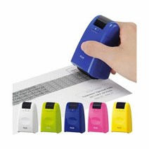 가정필수품 롤러타입 개인정보 유출방지 스탬프 - 1개, 더블윙스 노랑[6091053]