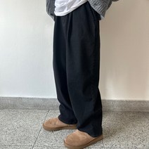 밴딩 와이드 남자청바지 데님팬츠 원턱 오버핏 청바지 흑청 중청 남친룩 남여공용 유니섹스