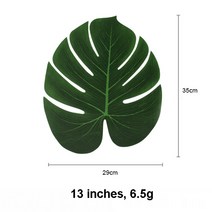 인조 야자수 나뭇잎 인테리어 조화용품 나무 화분 장식 실내용 야외용 조화용품, 5개, f