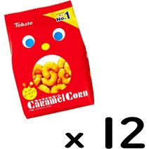 일본 카라멜콘과 땅콩 75g 12개세트, 12개