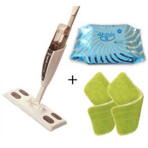 #깔끔이 하이브리드청소기+물걸레청소포20매+양면극세사2장 밀대청소기, 1세트