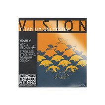 Vision Titanium Orchestra 비전 티타늄 오케스트라 바이올린 현 E 선 스테인레스 스틸 와이어 44 티타늄 디자인 VIT01o