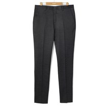 이지오 세미 슬림 핏 차콜 멜란지 수트팬츠 C1PF702