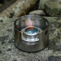 거꾸로타는화목난로스테인레스 스틸 야외 캠핑 Windproof 알코올 스토브 휴대용 피크닉 바베큐 버너 보일러, 한개옵션0