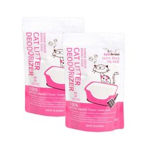 코코브라운 캣 리터 디오저라이저 크림비누향, 500g, 2개