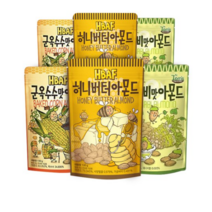 HBAF 아몬드 허니버터 130g*2개 + 와사비맛 130g*2개 +군옥수수맛 130g*2개, 3개