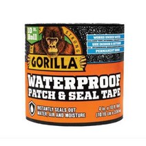 고릴라 방수 패치 씰 테이프 누수보수 방수테이프, 블랙, 1개