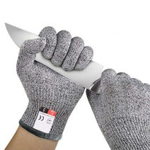 안전 절단방지장갑 칼베임방지 Cut off safety gloves 방검장갑 철 쇠 그물 절단 육가공 보호 안전 작업 주방 요리 조리 손보호