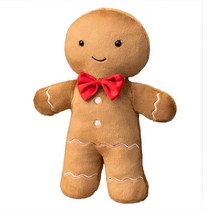 크리스마스장식인형 홈파티 애착인형 봉제인형 쿠션 베개, 40cm 쿠키