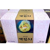 ForU492 하나애 백김치 배추김치 기본반찬 집밥 10kg 김치반찬 전통반찬, 상세페이지 참조