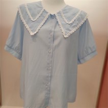 Latium 홈플러스몰06 여름 반팔 무지 세라카라 블라우스 팔이 편해요 T2225bl24