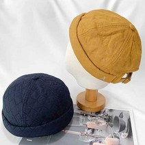 패션 와치캡 캐주얼 누빔 모자 데일리 데이트 패션 창없는모자 챙없는모자 실내모자 비니 캡 기본