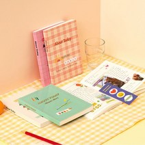 코팅커버 사철제본 3컬러 다이어리 [일정 플래너 업무 수첩 감사일기 스케줄관리 기록 선물 노트], 쿠팡 민트