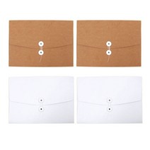 페이퍼리안 A4 재생지 프레젠테이션 폴더 2종 x 2p 세트, 시나몬 + 스노우 화이트, 1세트