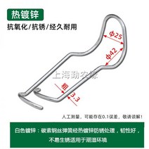테라스 꾸미기 인테리어 아치 화분 가든 장미 식물지지대 조경 정원 원예 온실 하우스 액세서리 압정 스프링 와이어 클램프 클립 강관 고정 버클 등나무 지지대, 옵션21 42-25관 용융아연도금 3.