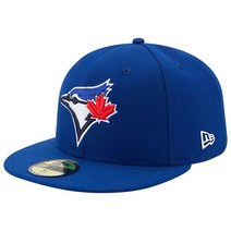 New Era 59FIFTY 토론토 블루 제이스 MLB 2017 정통 컬렉션 필드 게임 장착 캡 사이즈 7 1/2