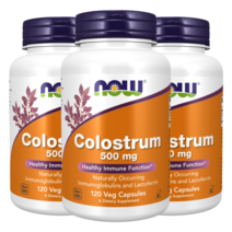 나우푸드 초유 콜로스트럼 Colostrum 500 mg, 3개, 120정