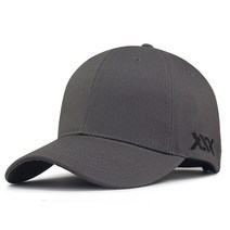 큰머리 야구 모자 남성 면 스포츠 여성 태양 플러스 사이즈 스냅백 56-58 cm 60-68cm, [04] Gray, [01] L