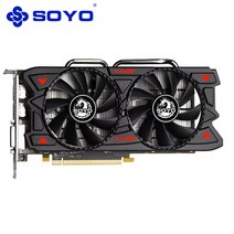 그래픽 카드 측정 도구 SOYO-새로운 오리지널 Radeon AMD RX 550 4GB 128Bit Rx580 8G 256Bit GDDR5 GPU 게임 비디오 HDMI DP 호환, 02 RX580 8G 8Pin