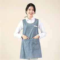 이솔홈 앞치마 원피스형 주방 공방 카페 바리스타 어린이집앞치마 모음, 알로하 앞치마 02_그레이, 1개