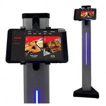 디지털 사이니지 LED 전자메뉴판 스탠드형 DID 키오스크 8인치 웨이팅기계 스마트보드 QR코드 전자출입명부스탠드 유튜브 영화감상 키오스크 디지털메뉴판 웨이팅기계