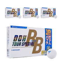 던롭 DDH 로얄블루 투어 골프공 15p, 화이트, 4세트