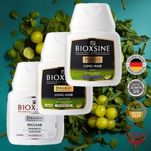 [BIOXSINE] 기능성 여행용 여성상위 롱샴푸100ml+컨디셔너100ml+레귤러100ml 더마테스트, 단품, 100ml