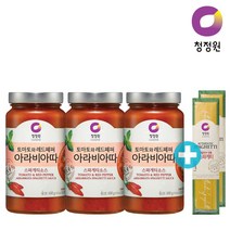 청정원 스파게티소스 아라비아따600gx3개+증정 면500g 2개, 단품, 600g