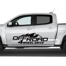 정크야드 쉐보레 콜로라도 대형 데칼 chevy_10, 1개, 노란색