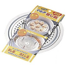 E.C 스텐레스 멀티찜기(삼발이)/17.5x2.5cm, 품번:no.0321-088 멀티찜기, 단품