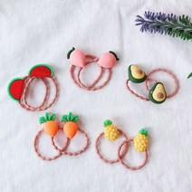 은꽃밴드 아기머리끈(10P) 안아픈 유아헤어끈세트