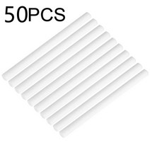 차량용가습기 미니가습기 자동차 50 pcs 8x200mm 가습기 필터 교체 면 스폰지 스틱 usb 공기 초음파 가습기 아로마 디퓨저 미스트 만들기, 2-벽돌색