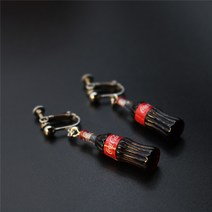 여성힙합코디 시크 당기다 개성 코카콜라 드롭귀걸이 롱 만능코디 스트릿 나이트클럽 모임 디자이너 피어싱 282894532