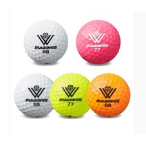 다이아윙스 비거리 전용 장타 골프공 M2/ M3/ M5 (25구), M3, 무광화이트