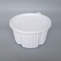 일회용 탕용기 220 파이 대 50개(소량) 세트 몸통+뚜껑 감자탕 국물 탕 국, 100세트, 50개