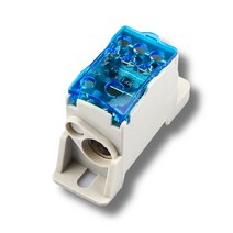 din rail terminal block one in 6 out power distribution block universal electric wire connector 정션 박