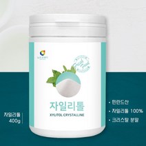 자일리톨 분말 가루 400g 핀란드산 파우더 천연 감미료 가글 양념 설탕 대용 대체 대신 식품 첨가용 자작나무추출 양치용 차 커피 첨가 타먹는 음식 요리 활용 레세피, 1병