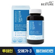 베스처 루테인플러스 오메가3 멀티비타민 앤 미네랄 1병 2개월분, 9999